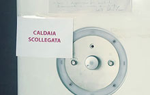 Caldaia scollegata