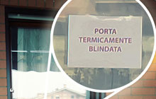Porta blindata termicamente